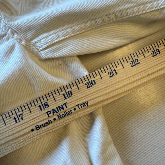 Free Assembly Canvas Pea Coat Small Natural Tan Cotton Double Breasted - Picture 5 of 12